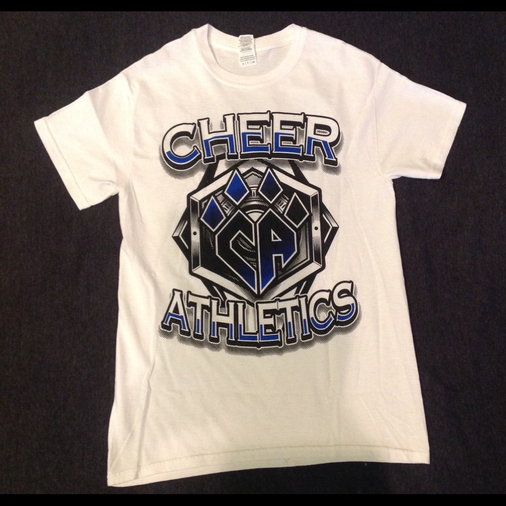 Cheer Athletic white t-shirt